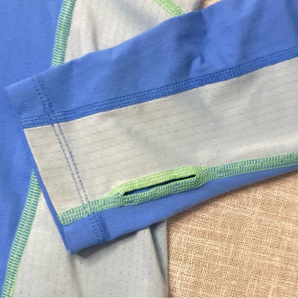 🎄FLASH XMAS SALE!🎁 Columbia Small 1/4 Zip Blue Omni Wick OmniFreeze Zero Active - Picture 8 of 9